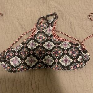 High neck bathing suit top